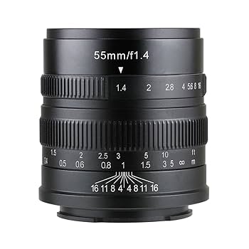 Amazon.co.jp: 七工匠 7artisans 5514FXB 55mm F1.4 Xマウント